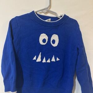 GAP Blue Sweater with Playful Design